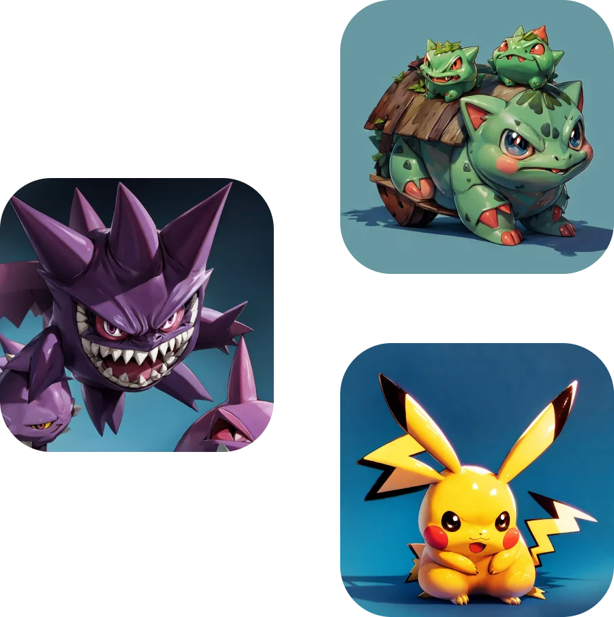 Used random pokemon generator to make a team and these were the 3