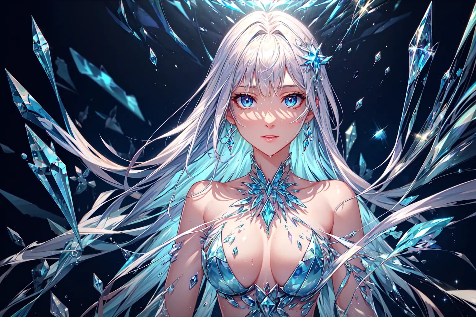 Extremely Beautiful Anime Princess in an Intricate Detailed Elaborate  Meticulous Graphic · Creative Fabrica