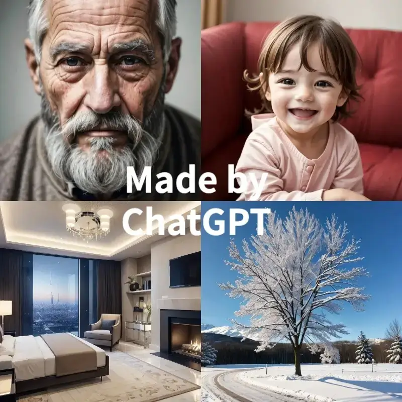 photos and landscapes generated by chatgpt image generator